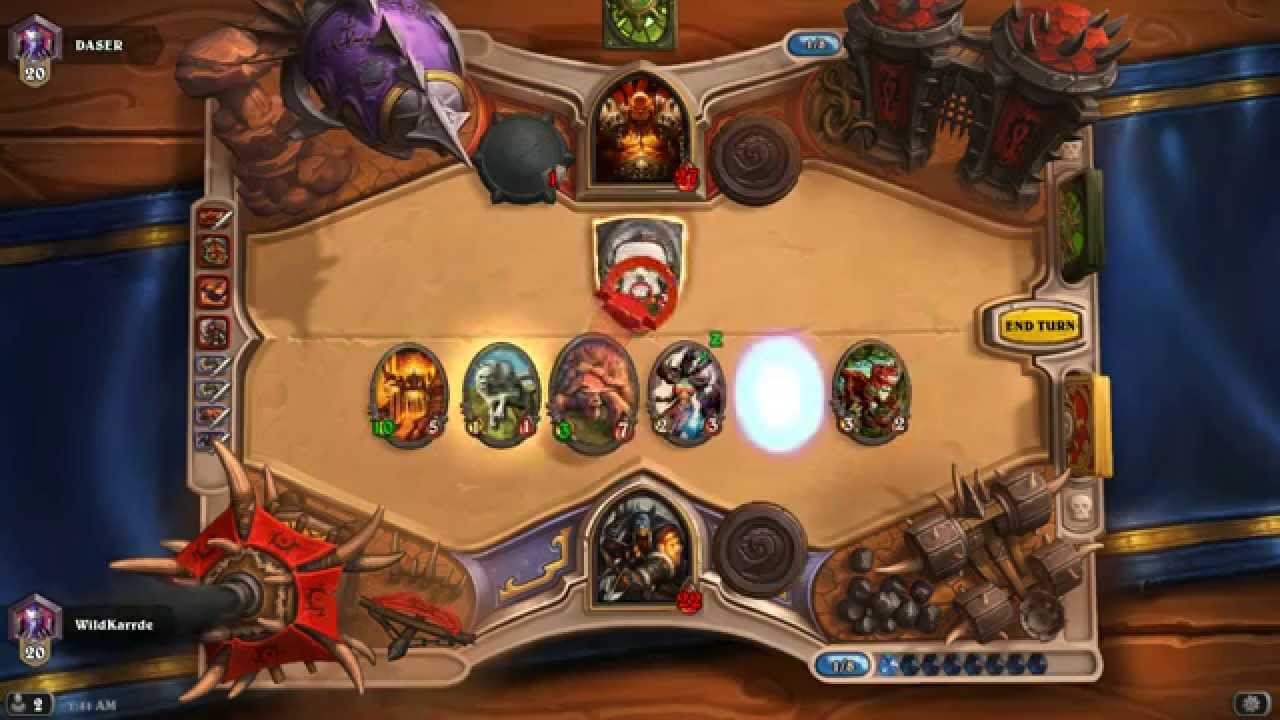 Hearthstone - WildKarrde the Hunter vs. Daser the Warrior