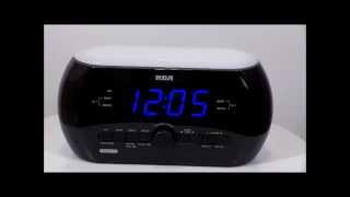 RCA RC220 Dual Alarm Clock Radio w/ Motion Activated Built in Light & Brightness Control screenshot 3