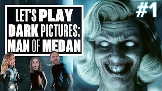 Let's Play Dark Pictures: Man of Medan Movie Night Gameplay Part 1 - WATCH OUT FOR THAT POOP DECK!