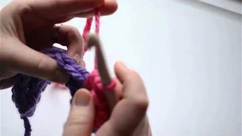 Half Double Crochet 3rd loop front and back