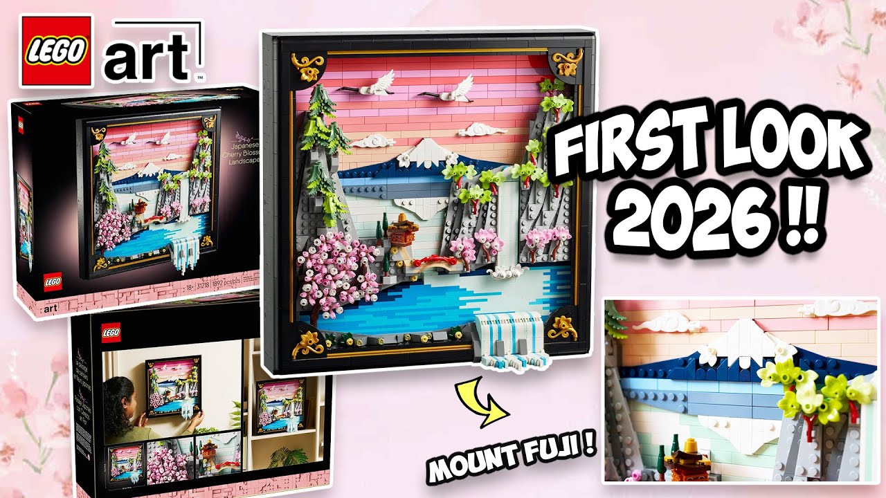 LEGO ART Japanese Cherry Blossom Landscape | First Look New 2026