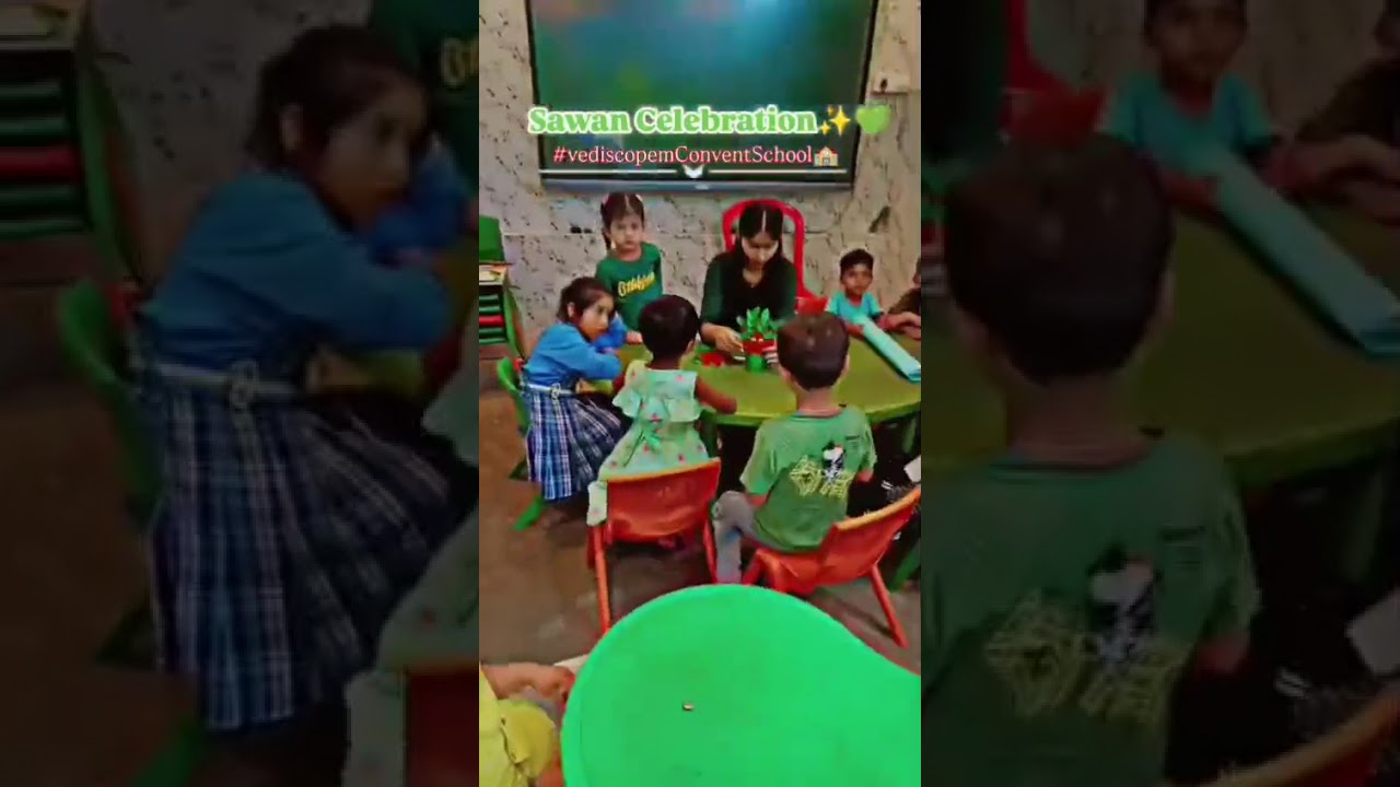 Sawan Celebration at school💚28-07-2025✨💚💐       