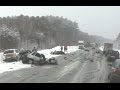 Car Crash bad accident in February #4 very Shock dash camera 2017 NEW