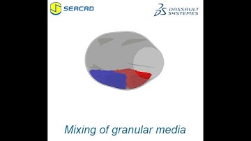 ABAQUS Discrete Element Methods(DEM) Simulation - Mixing of Granular media
