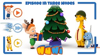 NuNi in Three Modes 🧡💛💙Christmas special 🎅🎄🎀cartoon animation for kids❄️☃️