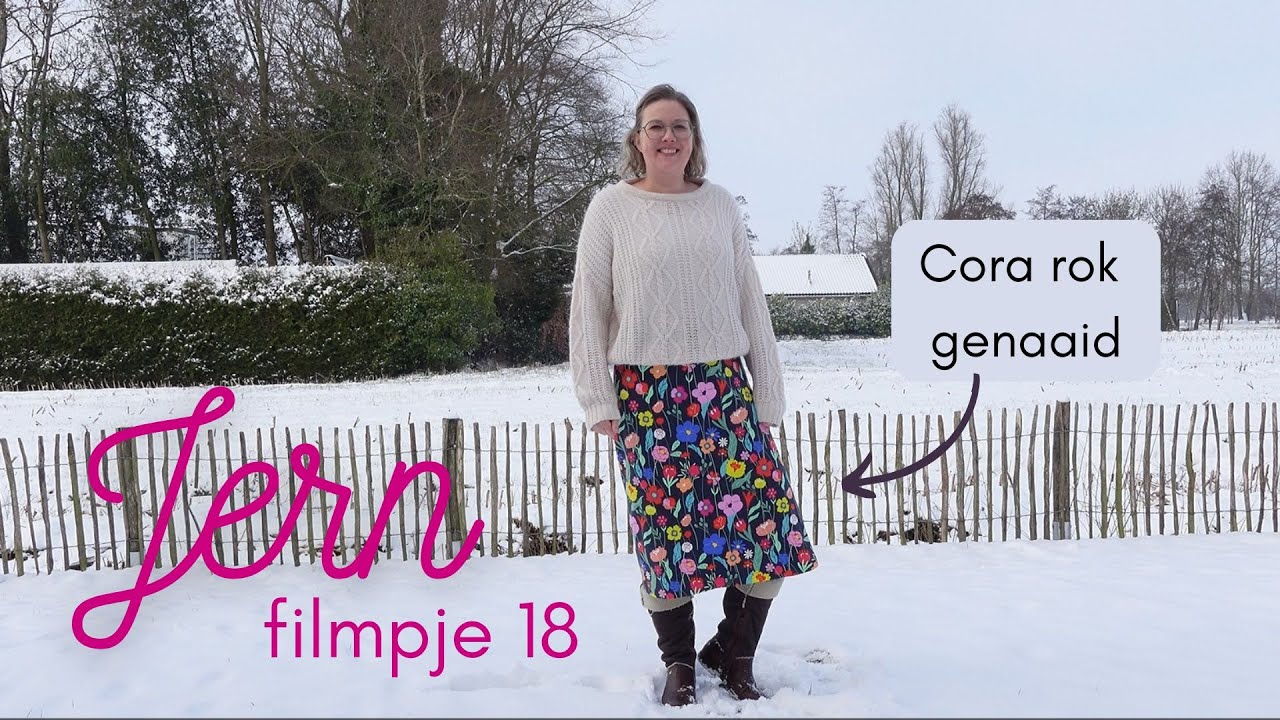 Jern 18-Cora rok genaaid, nieuwe stoffen gekocht en oude werkjes opgepakt