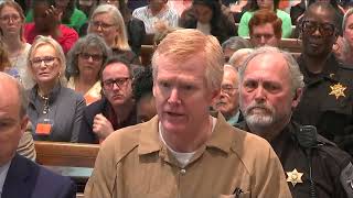 Alex Murdaugh says he's innocent during sentencing hearing