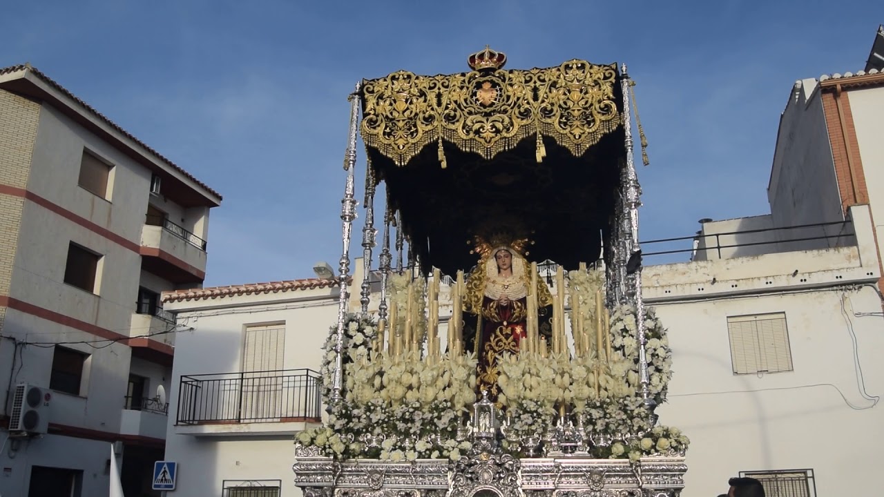 Virgen de la Soledad Coronada de Huéscar Sábado Santo 2017