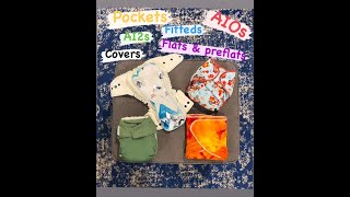 Cloth 101: Different diaper styles