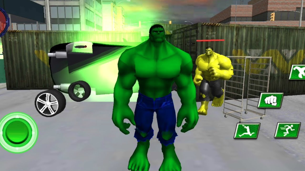 Monster Hulk Simulator 3d - Incredible Green Monster Vs Yellow Monster Vs Spider Vs Captain Hero