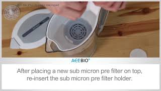 Ace Bio Plus 更換濾棉   Eng