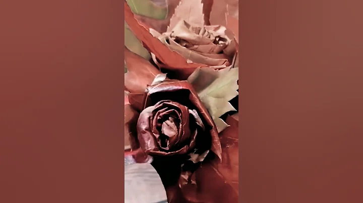 How To Make a Leaf Rose in Minutes!