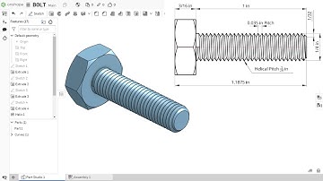 How to make Bolt in Onshape