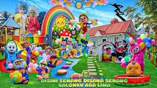 Download lagu ONDEL ONDEL LUCU DAN BADUT JOGET❤️DISINI SENANG DISANA SENANG & BALONKU ADA LIMA VERSI LABUBU JOGET