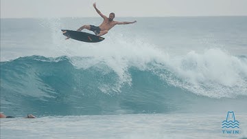 Writing a new song in E over TWIN 79 at Surfing Nosara office; Barrels & Wipeouts around Nosara