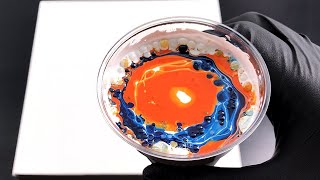 Flip Cup Gözü - Sıvı Sanat - Tiktus Tarafından Galaksi Resim - Şaşırtıcı Sonuç