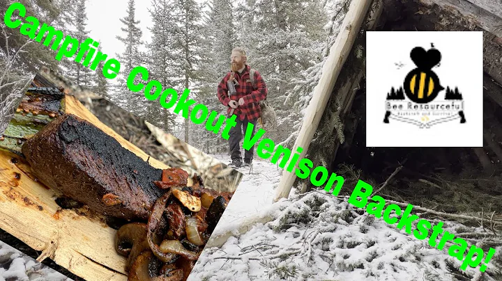 OUTDOOR COOKING Venison Backstrap Over Fire SURVIVAL SHELTER