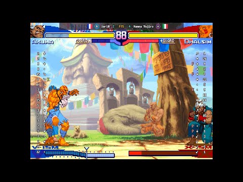 Street Fighter Alpha 3 - 🇫🇷 iori0(B) vs 🇮🇹 Hanma Yujiro(A) | Fightcade (2026-04-18 14:00 UTC)
