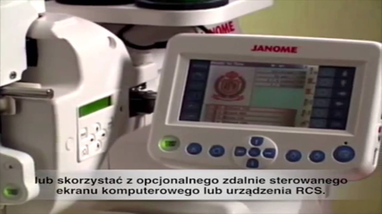Hafciarka komputerowa Janome MB4S adamar.pl YouTube