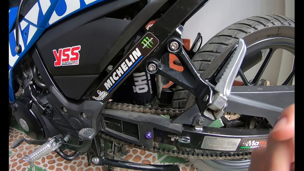 Bọc Phuộc Sau Raider Satria 150 | Miếng Che Phuộc YSS... - youtube