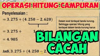 Operasi Hitung Penjumlahan dan Pengurangan Bilangan Cacah / Matematika Kelas 6 Sem 1