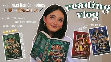 READING THE INHERITANCE GAMES 🤍 i read this book in one sitting & now i’m obsessed *spoiler free*