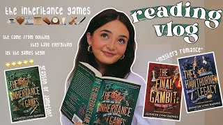 READING THE INHERITANCE GAMES 🤍 i read this book in one sitting & now i’m obsessed *spoiler free*