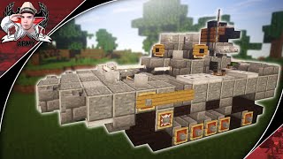 Minecraft: WW2 Type-2 Ka-Mi | Amphibious Tank Tutorial (Amphibious Version)