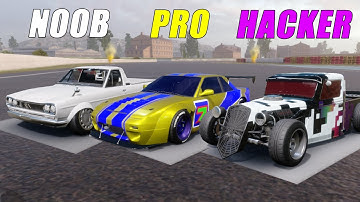 CAR X DRIFT RACING - NOOB VS PRO VS HACKER