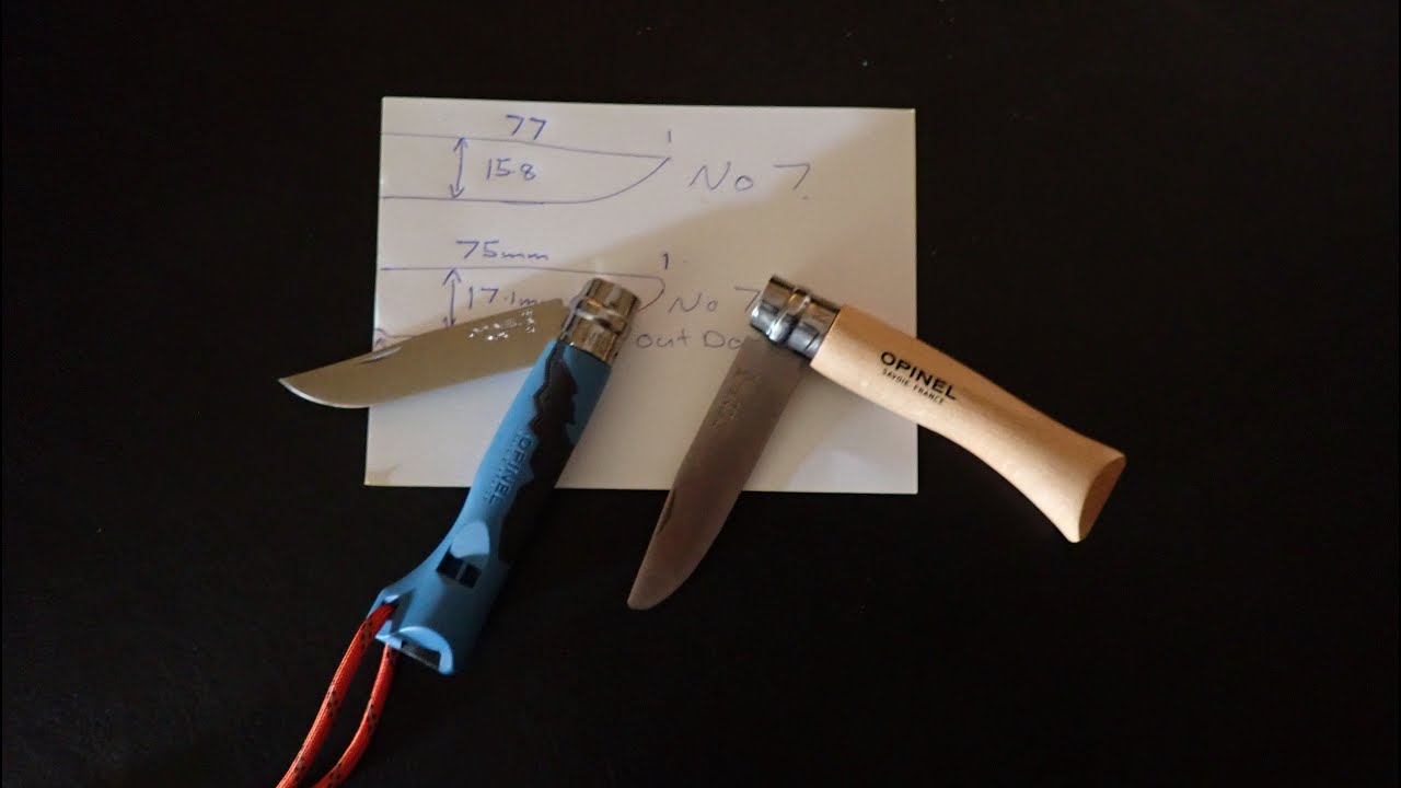 Opinel knife Blade swap on No7 Outdoor Junior