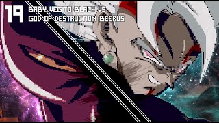 [What-If 19 MOVIE] God of Destruction Beerus VS Baby Vegito Black (Goku Black \/ Baby Vegeta Fusion).