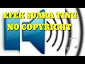 Efek suara ting no copyright