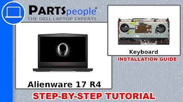 Dell Alienware 17 R4 (P12S001) Keyboard How-To Video Tutorial