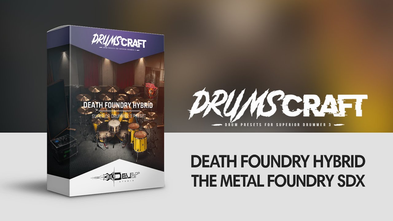 Death Foundry Hybrid: Superior Drummer 3 Preset - Sound Demo Video