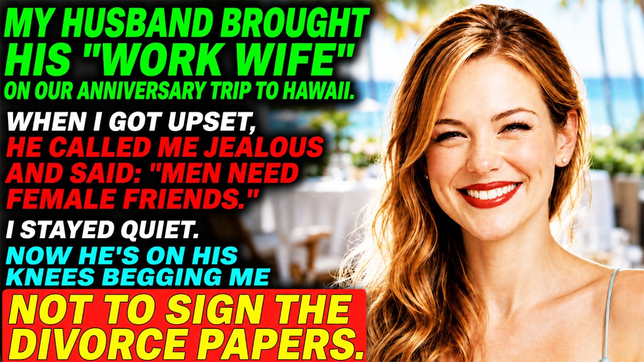 I was the calm wife, the one who never made scenes, so when my husband’s “work wife” sat down at our anniversary breakfast in Hawaii and ordered his usual before he could, everyone saw a...