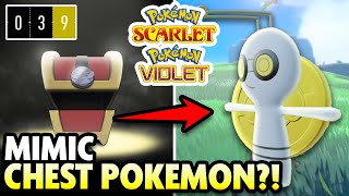 NEW MIMIC CHEST POKEMON! LEAK UPDATE and More for Pokemon Scarlet and Violet!