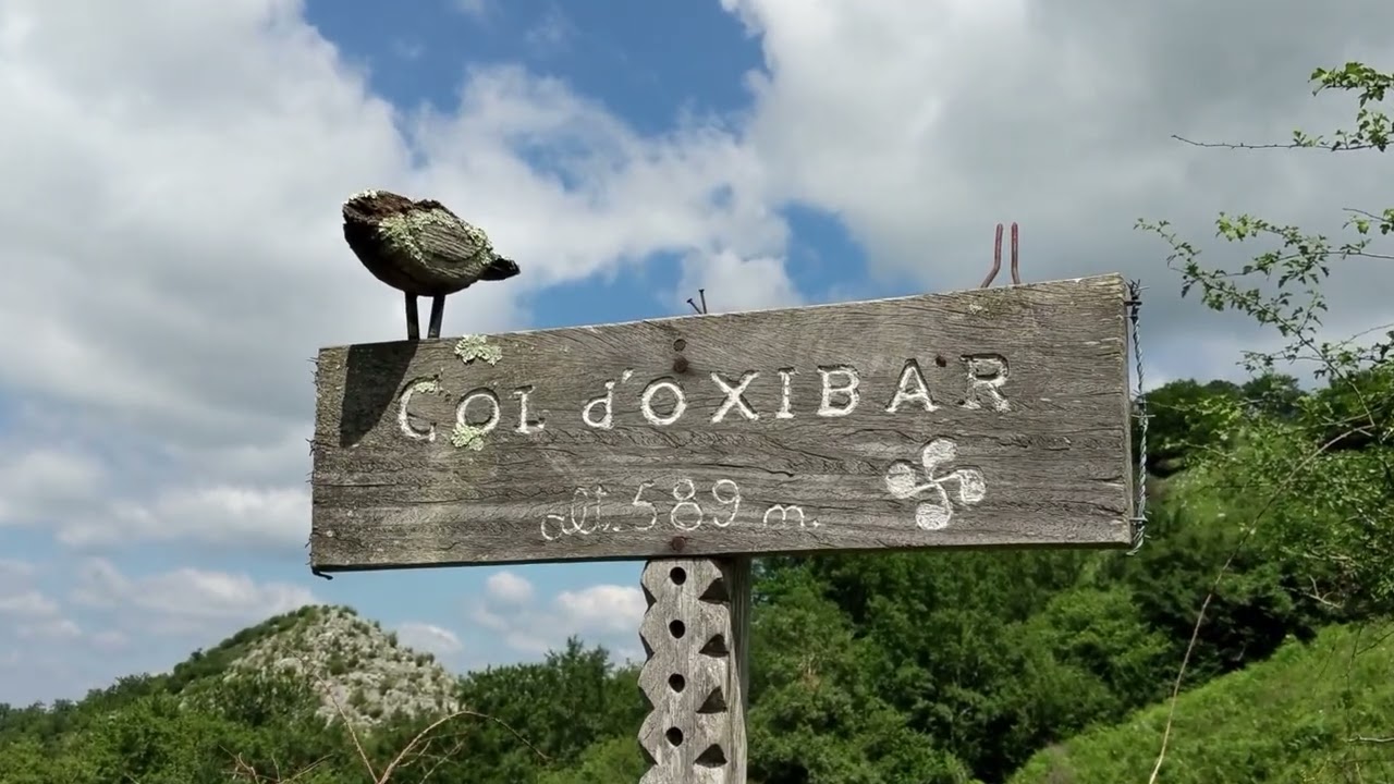 Cyclotourisme en Pays Basque : Aussurucq, col d'Oxibar, col d'Arangaitz