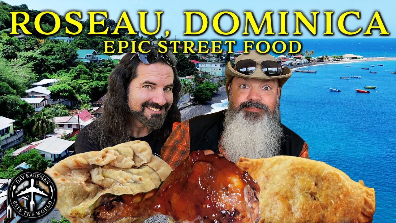 CARIBBEAN STREET FOOD IN DOMINICA!