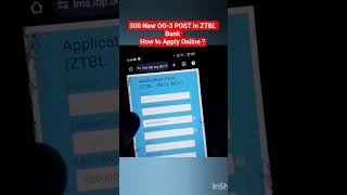 ZTBL Jobs 2025 – How to Apply Online at Zarai Tarakiati Bank Limited | Complete Step-by-Step Guide
