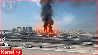 Smoke plumes rise in Sharjah and Dubai as Iran launches strikes at UAE screenshot 5