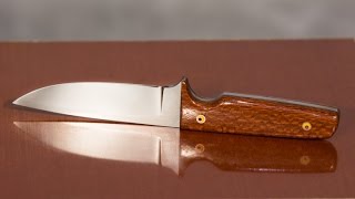 How to Make a Knife from a Kit Using Simple Tools  Easy Project!!!