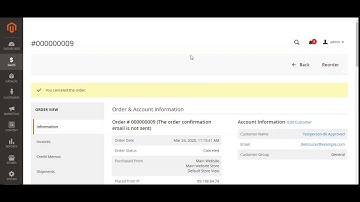 ValitorOmni for Magento 2.x: Cancel order