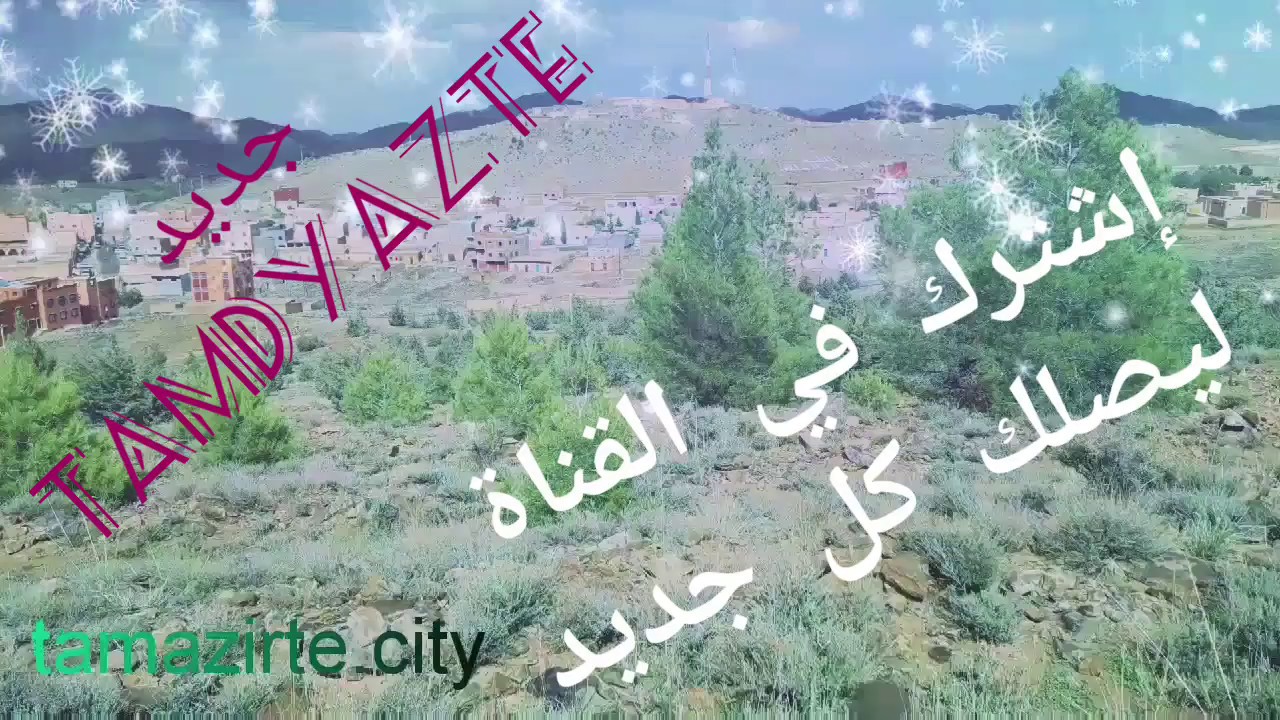 تمديازت  تقديمت لن  تجدها  في  اليوتوب  ولا  الفيس بوك tamdyazte