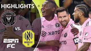 🚨 LIONEL MESSI \& INTER MIAMI WIN LEAGUES CUP 🚨 | Full Game Highlights