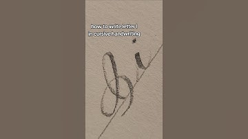 Cursive Handwriting Tutorial | Letter I #cursive #cursivewriting