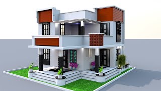 Double Story House Design Idea | 2BHK House Plan Idea | Modern House Design