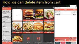 How We Can Delete Item from Cart - AltePOS Training Video
