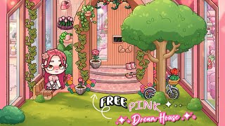 FREE Pink Dream House Tour in Avatar World 🌸✨ | Aesthetic Room Design & Ideas✨|#pazu screenshot 4