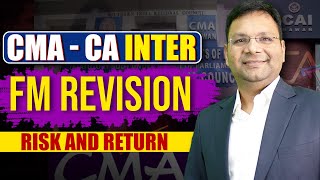 Risk and Return  | CMA Inter FM Revision | New Syllabus | SJC