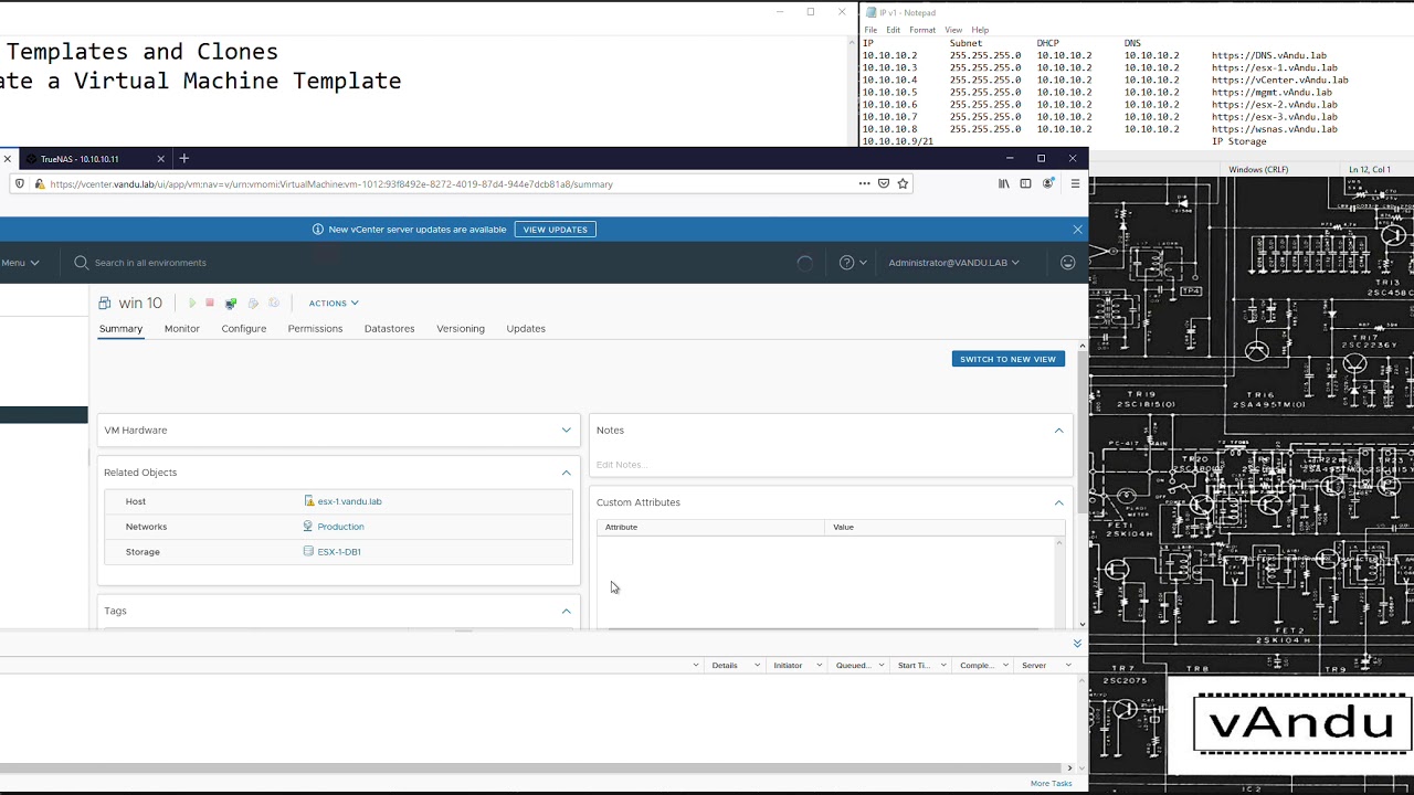 20. Lab 5. Task 1. Create a Virtual Machine Template - YouTube